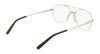 Marchon NYC 9010 Eyeglasses / Shiny Gold / Size 55