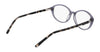 Marchon NYC 5025 N Eyeglasses | Size 55 / Crystal Brown/Brown Marble