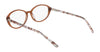 Marchon NYC 5025 N Eyeglasses | Size 55 / Crystal Brown/Brown Marble