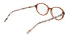 Marchon NYC 5025 N Eyeglasses | Size 55 / Crystal Brown/Brown Marble