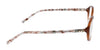 Marchon NYC 5025 N Eyeglasses | Size 55 / Crystal Brown/Brown Marble