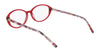 Marchon NYC 5025 N Eyeglasses | Size 55 / Crystal Brown/Brown Marble