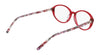 Marchon NYC 5025 N Eyeglasses | Size 55 / Crystal Brown/Brown Marble
