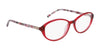 Marchon NYC 5025 N Eyeglasses | Size 55 / Crystal Brown/Brown Marble