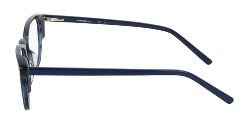 Marchon NYC 8512 Eyeglasses / Size 52 / Navy Horn