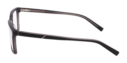 Marchon NYC 3029 Eyeglasses / Size 53 / Black/Matte Smoke Laminate