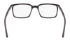 Marchon NYC 3029 Eyeglasses | Size 53 / Black/Matte Smoke Laminate