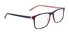 Marchon NYC 3030 Eyeglasses | Size 54 / Black/Grey/Crystal Laminate