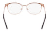 Marchon NYC 4031 Eyeglasses | Size 52 / Black/Copper