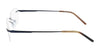 Pure AIRLOCK REFINE Eyeglasses / Silver / Size 52