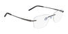 Pure AIRLOCK REFINE Eyeglasses / Silver / Size 52