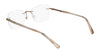 Pure AIRLOCK CHARMED Eyeglasses / Semi Matte Rose Gold / Size 52