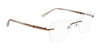 Pure AIRLOCK CHARMED Eyeglasses / Semi Matte Rose Gold / Size 52