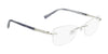 Pure AIRLOCK CHARMED Eyeglasses / Semi Matte Rose Gold / Size 52