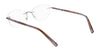 Pure AIRLOCK CHARMED Eyeglasses / Semi Matte Rose Gold / Size 52