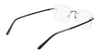 Pure AIRLOCK BRACE Eyeglasses / Black / Size 54