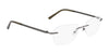 Pure AIRLOCK BRACE Eyeglasses / Black / Size 54