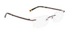 Pure AIRLOCK BRACE Eyeglasses / Black / Size 54