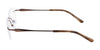 Pure AIRLOCK PATINA Eyeglasses / Gold / Size 53