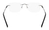 Pure AIRLOCK CROP Eyeglasses / Satin Gunmetal / Size 54