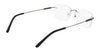 Pure AIRLOCK CROP Eyeglasses / Satin Gunmetal / Size 54