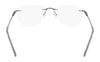 Pure AIRLOCK CROP Eyeglasses / Satin Gunmetal / Size 54
