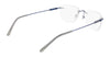 Pure AIRLOCK CROP Eyeglasses / Satin Gunmetal / Size 54