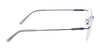 Pure AIRLOCK CROP Eyeglasses / Satin Gunmetal / Size 54
