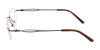 Pure AIRLOCK SKYE Eyeglasses / Gold / Size 53
