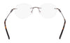 Pure AIRLOCK CROP Eyeglasses / Satin Gunmetal / Size 54