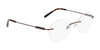Pure AIRLOCK CROP Eyeglasses / Satin Gunmetal / Size 54