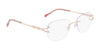 Pure AIRLOCK JADE Eyeglasses / Rose Gold / Size 54