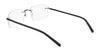 Pure AIRLOCK SLATE Eyeglasses / Satin Black / Size 54