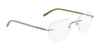Pure AIRLOCK SLATE Eyeglasses / Satin Black / Size 54