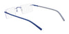 Pure AIRLOCK SLATE Eyeglasses / Satin Black / Size 54