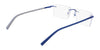Pure AIRLOCK SLATE Eyeglasses / Satin Black / Size 54