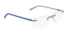 Pure AIRLOCK SLATE Eyeglasses / Satin Black / Size 54