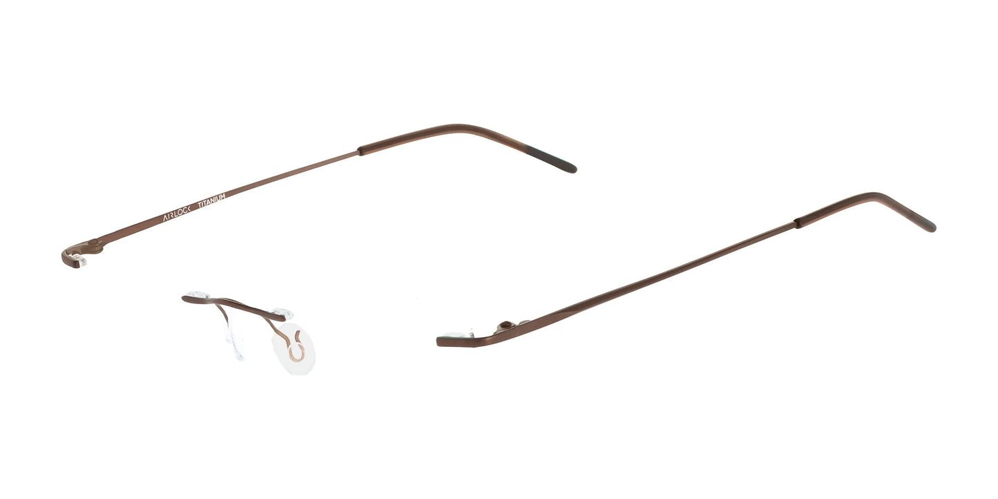 Pure AIRLOCK WISDOM CHASSIS Eyeglasses Satin Brown