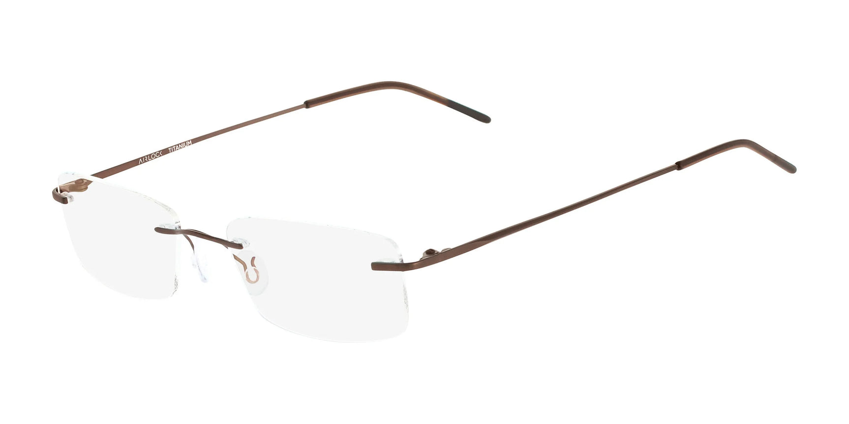 Pure AIRLOCK WISDOM Eyeglasses Satin Brown