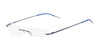 Pure AIRLOCK WISDOM Eyeglasses / Satin Navy / Size 52