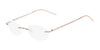 Pure AIRLOCK FOREVER Eyeglasses / Burgundy Rose / Size 51