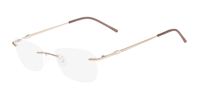 Pure AIRLOCK FOREVER Eyeglasses / Gold / Size 50