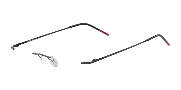 Pure AIRLOCK WISDOM CHASSIS Eyeglasses | Size S1 / Satin Black