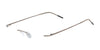 Pure AIRLOCK WISDOM CHASSIS Eyeglasses | Size S1 / Satin Sand