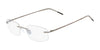 Pure AIRLOCK WISDOM Eyeglasses / Satin Sand / Size 53