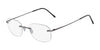 Pure AIRLOCK SEVEN-SIXTY Eyeglasses / Gunmetal / Size 53