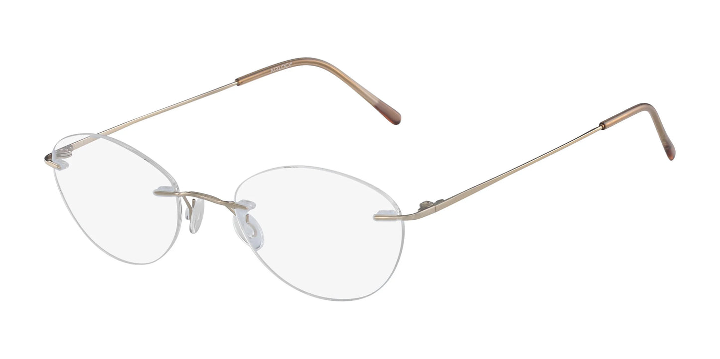 Pure AIRLOCK SEVEN-SIXTY Eyeglasses Golden Sand