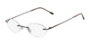Pure AIRLOCK SEVEN-SIXTY Eyeglasses / Coffee / Size 49