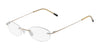 Pure AIRLOCK SEVEN-SIXTY Eyeglasses / Gold / Size 49