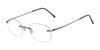Pure AIRLOCK SEVEN-SIXTY CHASSIS Eyeglasses / Gunmetal / Size S1